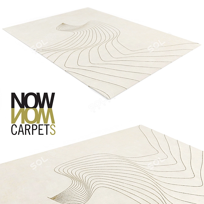 Elegant Corso Carpets 3D model image 1
