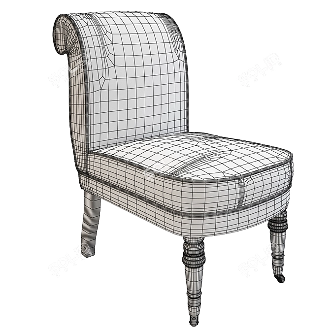 Marrakesh Chair: Timeless Elegance 3D model image 3