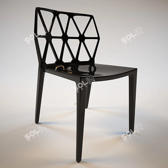 Alchemy Chair: Designer Elegance 3D model image 1