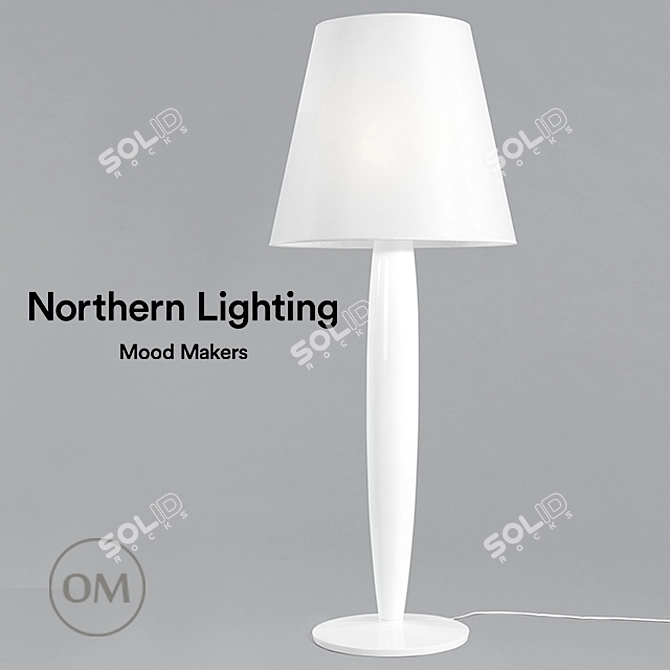 Majestic Mama Floor Lamp 3D model image 1