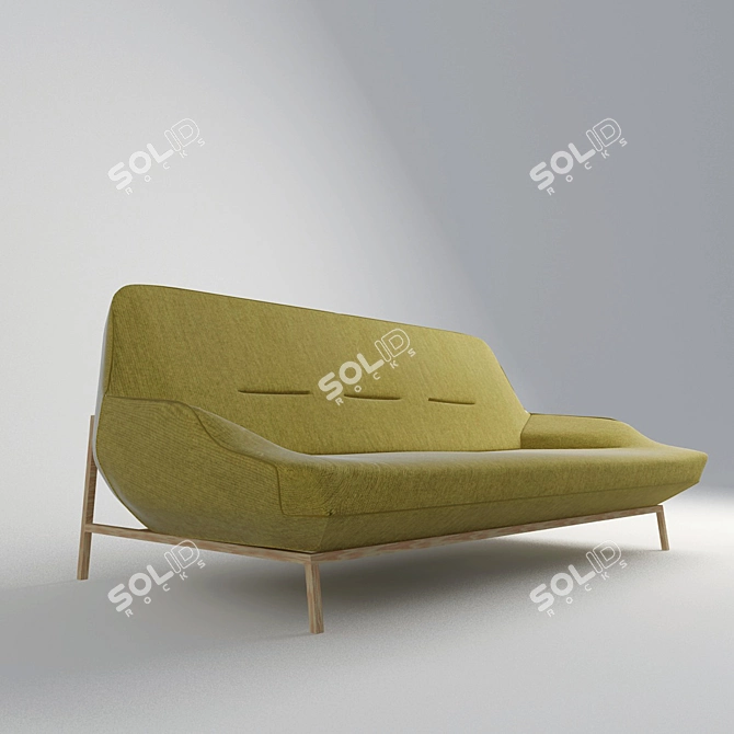 Modern Luxe Sofa by Ligne Roset 3D model image 3