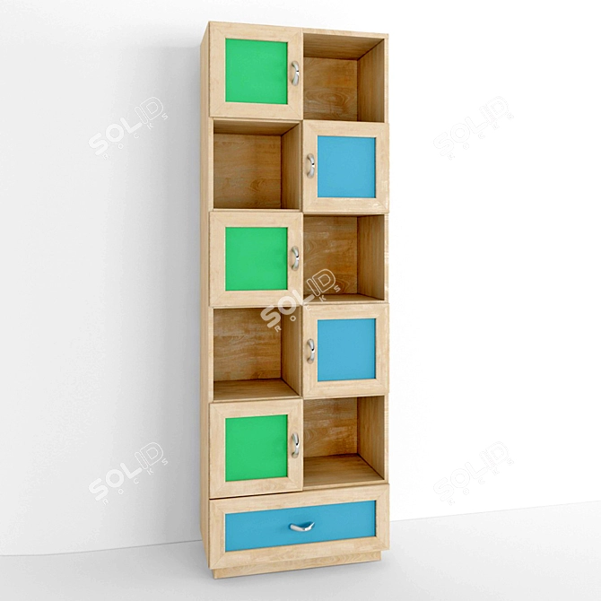 Kid's Room Furniture Set 3D model image 3