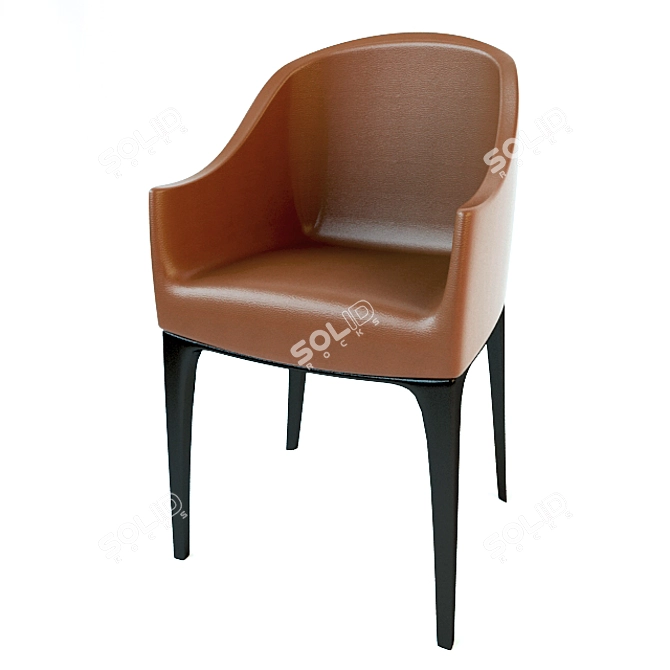 ErgoLux Chair: Ultimate Comfort and Style 3D model image 1