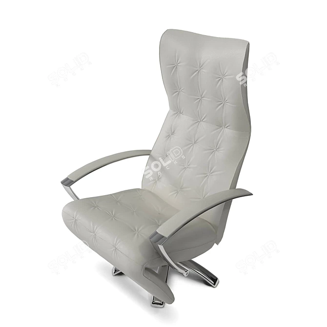 Luxurious JORI Square Chair 3D model image 1