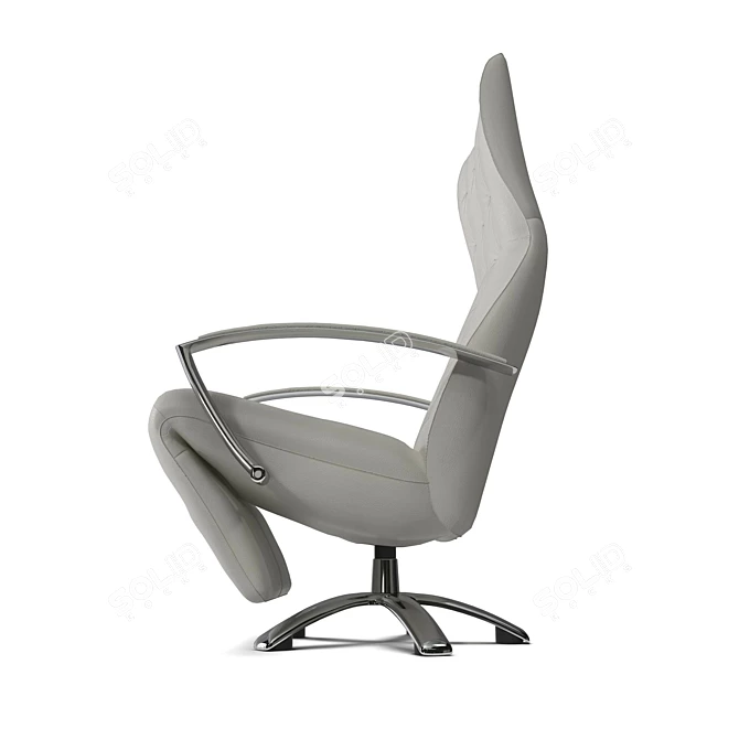 Luxurious JORI Square Chair 3D model image 3