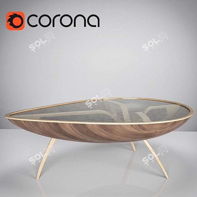 Bionika Coffee Table 3D model image 1