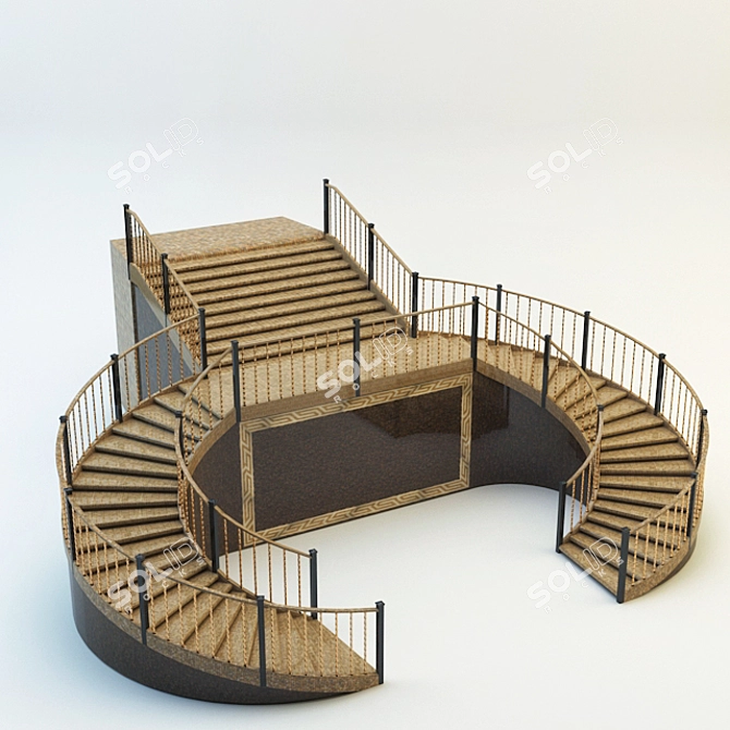 Regal Steps 3D model image 1