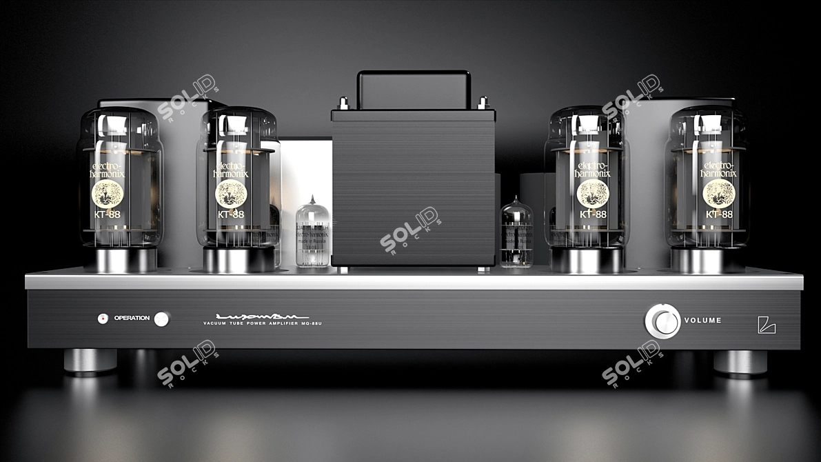 Luxman MQ-88u Tube Amplifier 3D model image 1