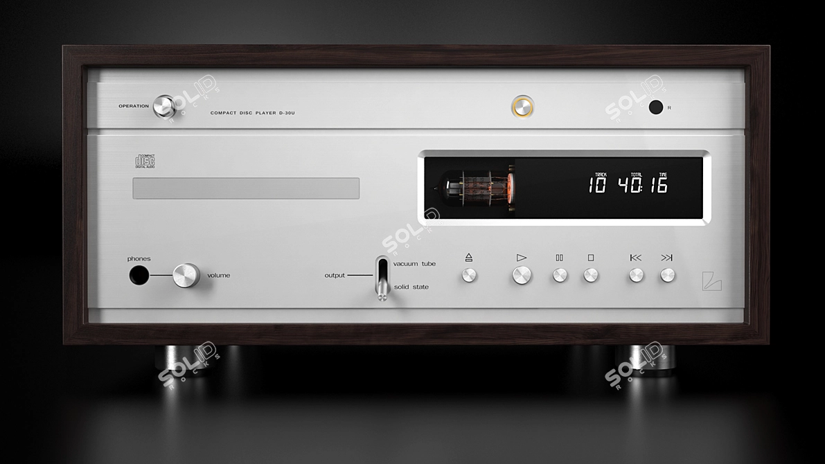 Luxman D-30U: High-End CD Player with Built-in Tube Preamp 3D model image 1