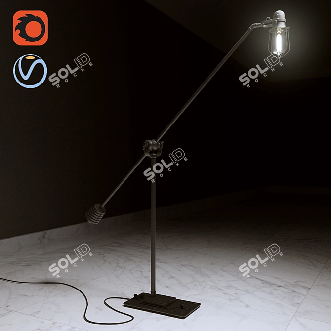 Modern Floor Lamp Robers SL108 | 3D Model 3D model image 1