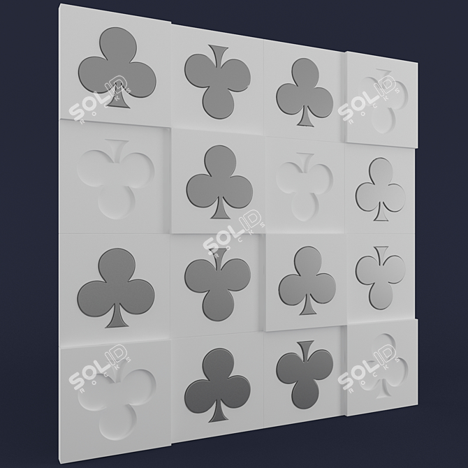 Slimline Panel Doors 3D model image 1