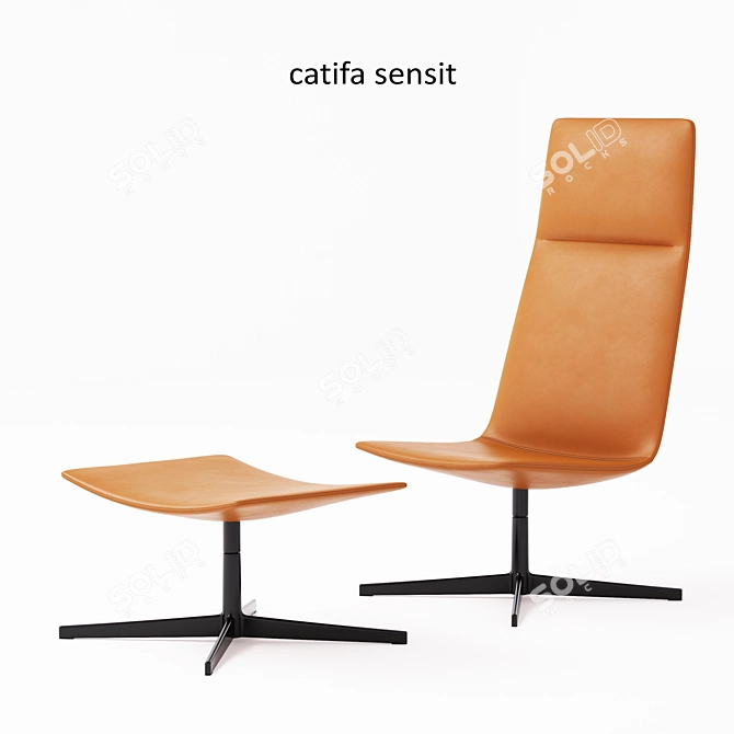 Elegant Ergonomic Catifa Sensit 3D model image 1
