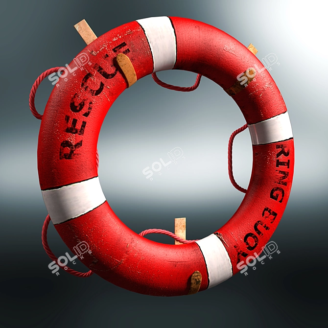 Rescue Ring: Sturdy Safety Essential 3D model image 1
