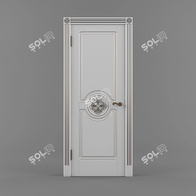 Title: Elegant K-79GB Model Door 3D model image 1