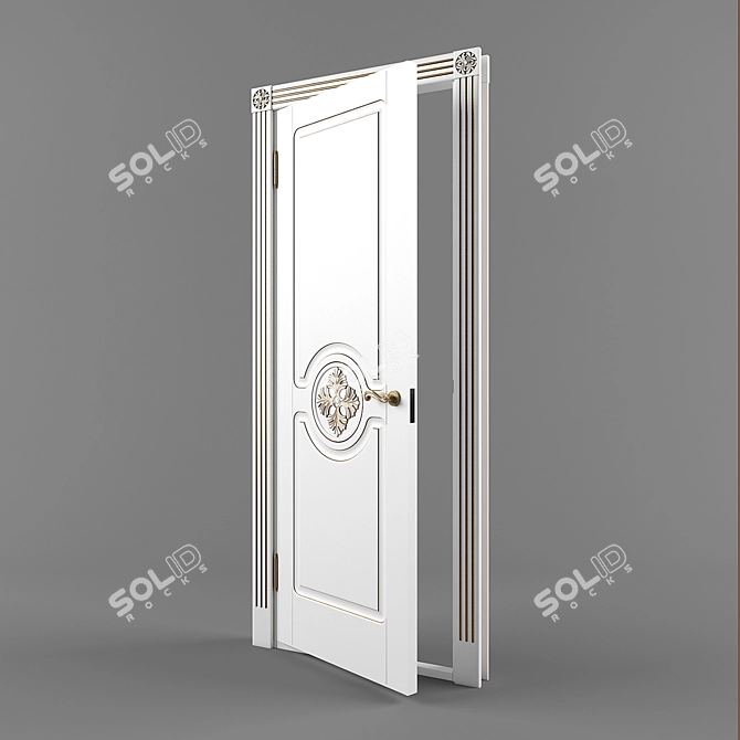 Title: Elegant K-79GB Model Door 3D model image 3