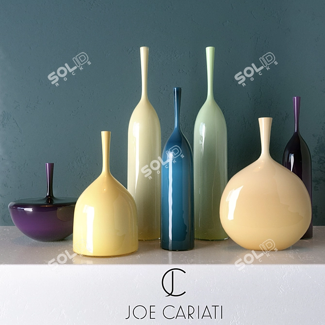Heavenly Glass Vases by Joe Cariati 3D model image 1