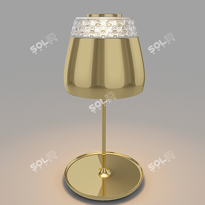 Elegance Illuminated: Valentine Table Lamp 3D model image 1