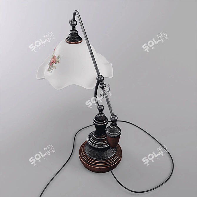 West Milan Table Lamp 3D model image 2