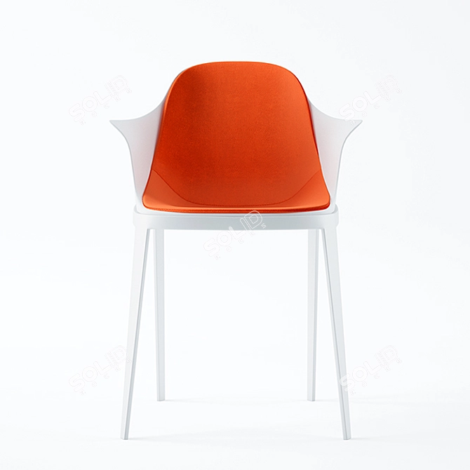 Sleek Elle Chair: Elegant Design 3D model image 3
