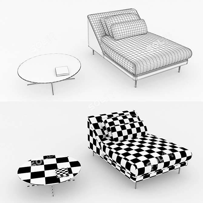 Busnelli Daytona Sofa 3D model image 2