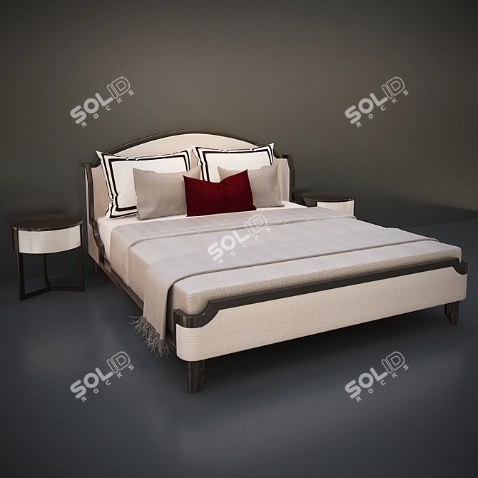 All-in-One Bed Set 3D model image 1