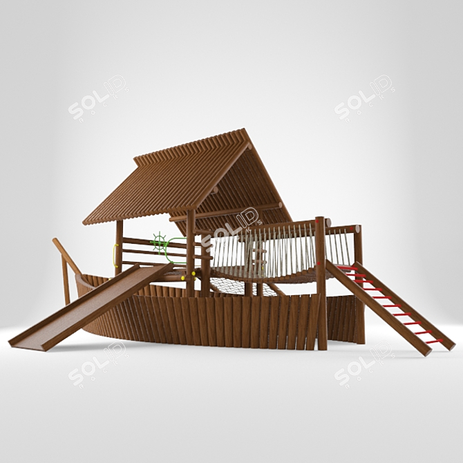 Happy Playland: Children's Outdoor Fun 3D model image 2