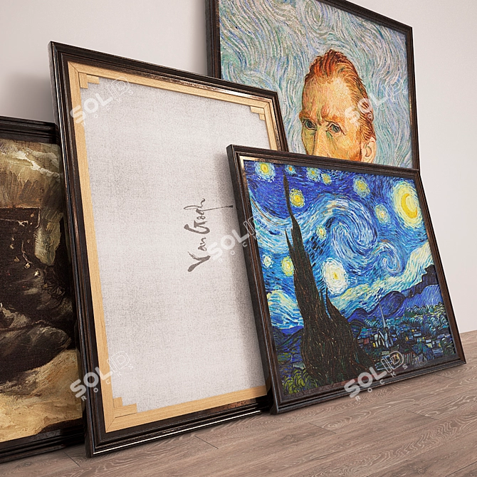 Stunning Van Gogh Art Collection 3D model image 2