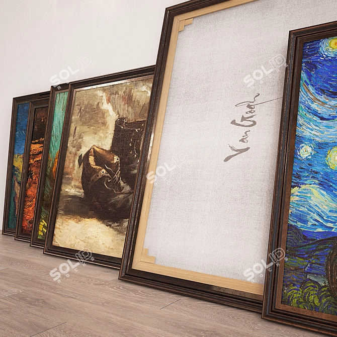 Stunning Van Gogh Art Collection 3D model image 3