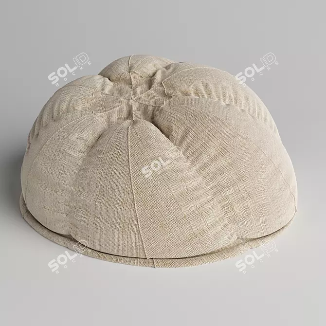 Cozy Bag Chair: Stylish and Comfortable 3D model image 1