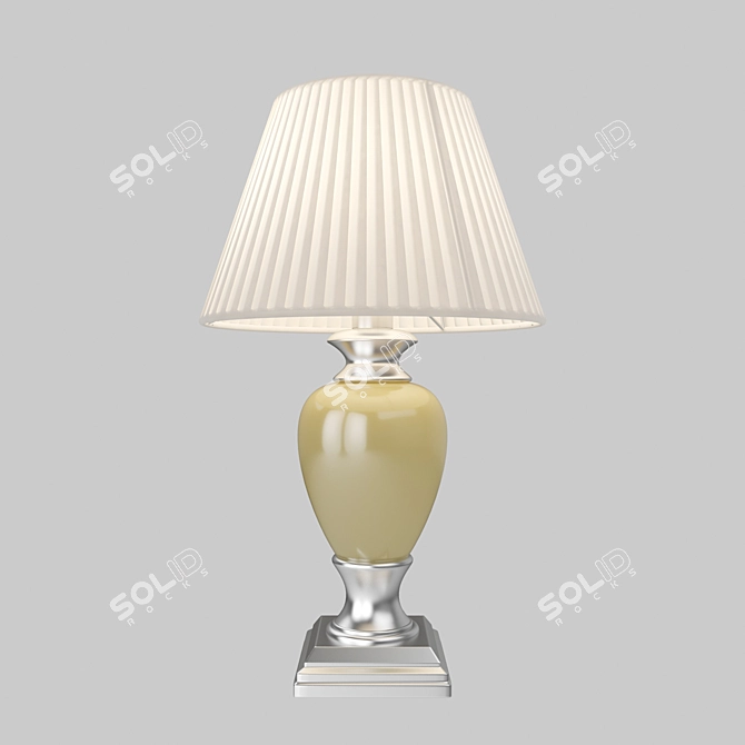 Cozy Ceramic Table Lamp 3D model image 1