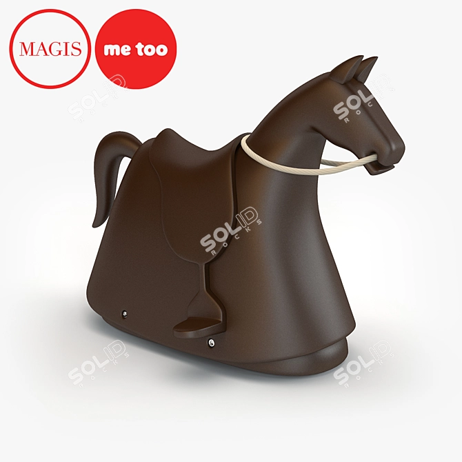 Playful Ride: Magis Kids Rocky Horse 3D model image 1