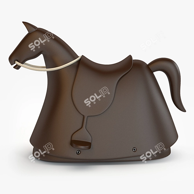 Playful Ride: Magis Kids Rocky Horse 3D model image 3