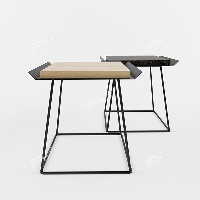 Temple Tables: Sleek Design by Dmitry Kozinenko 3D model image 2