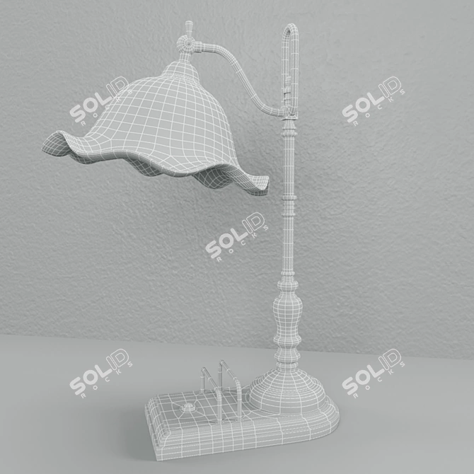 West Milan Table Lamp - Continental Style 3D model image 3