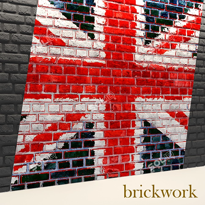 Three Variants of Bricks 3D model image 2