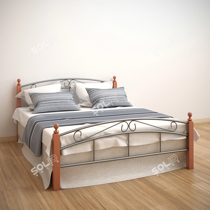 Tetchair AT-8077: Transform Your Bed Experience 3D model image 1