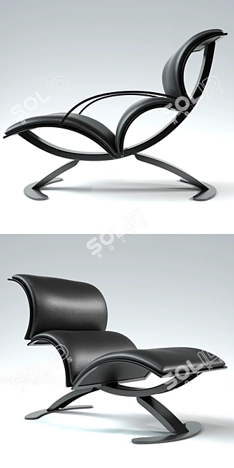 Stylish Signorina Chan Chair: Modern Design 3D model image 2