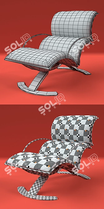 Stylish Signorina Chan Chair: Modern Design 3D model image 3