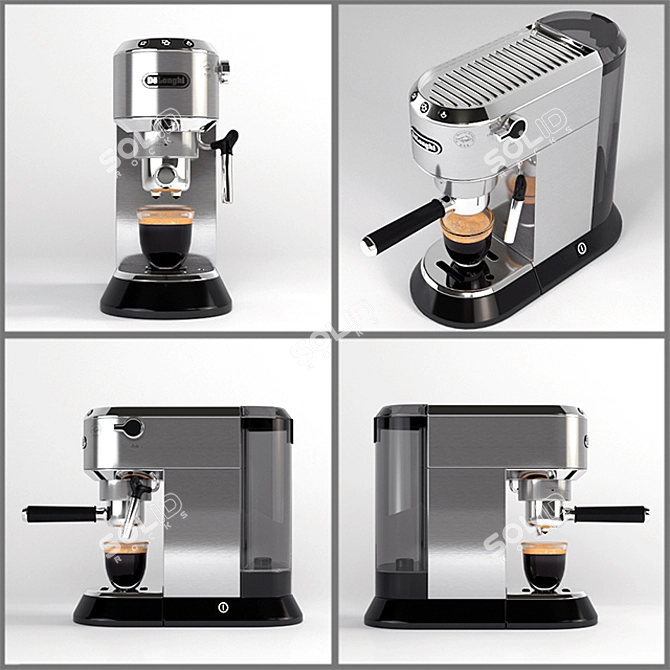 De'Longhi EC680: Sleek and Compact Espresso Machine 3D model image 2