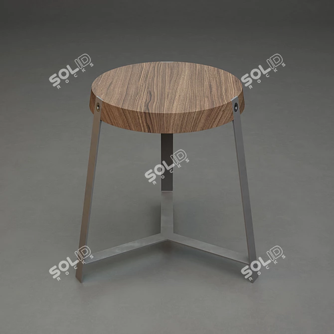 Modern AF3 Stool for Chic Interiors 3D model image 1