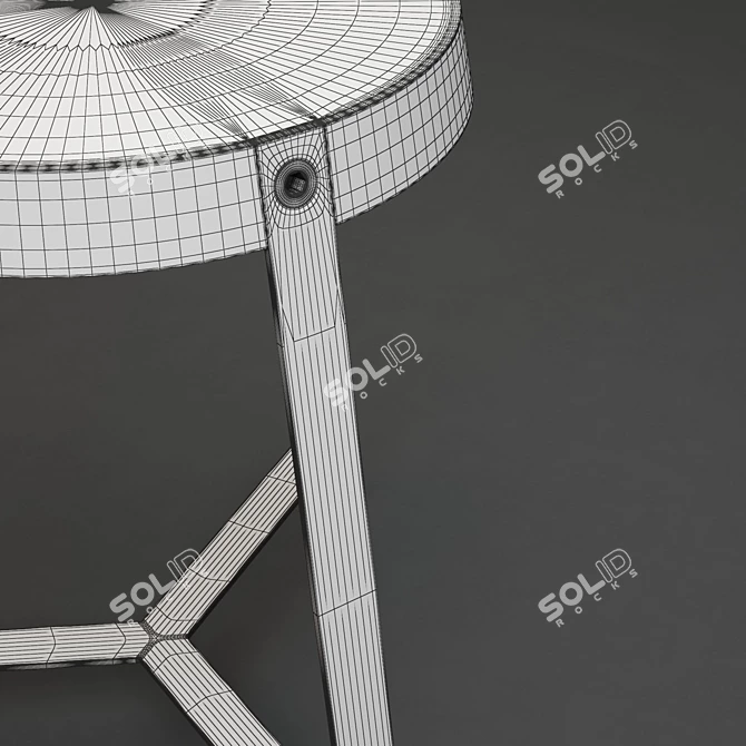 Modern AF3 Stool for Chic Interiors 3D model image 3