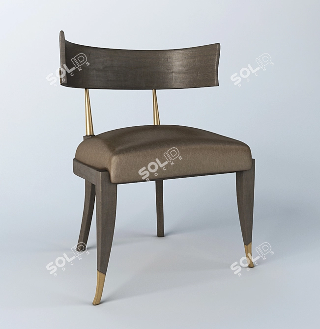 Luxury CARACOLE Armchair - Elegance Redefined 3D model image 1