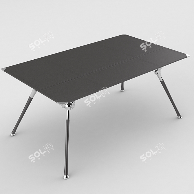 Luxurious Leather-Topped Codutti Genesis Table 3D model image 1