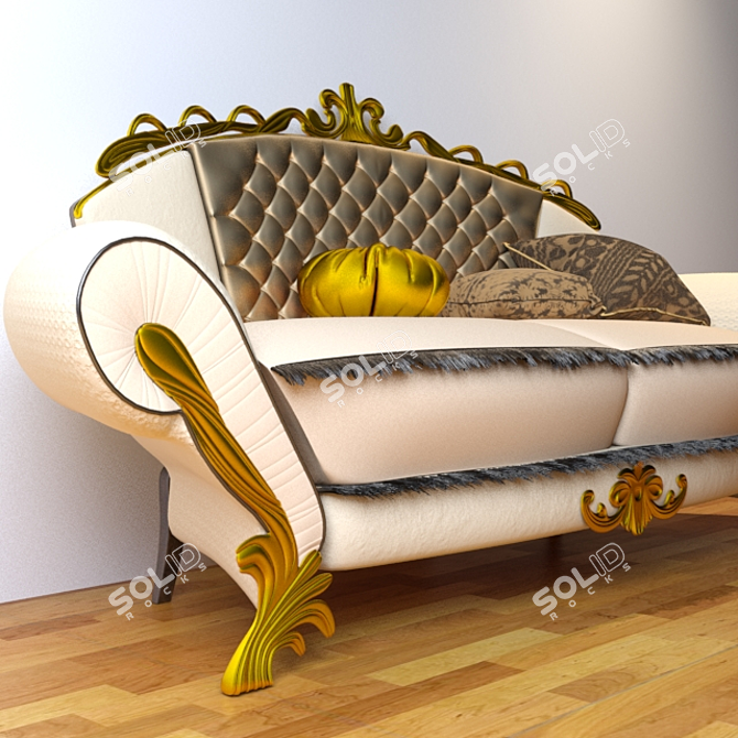 Minimalist Inspired Sofa 3D model image 2