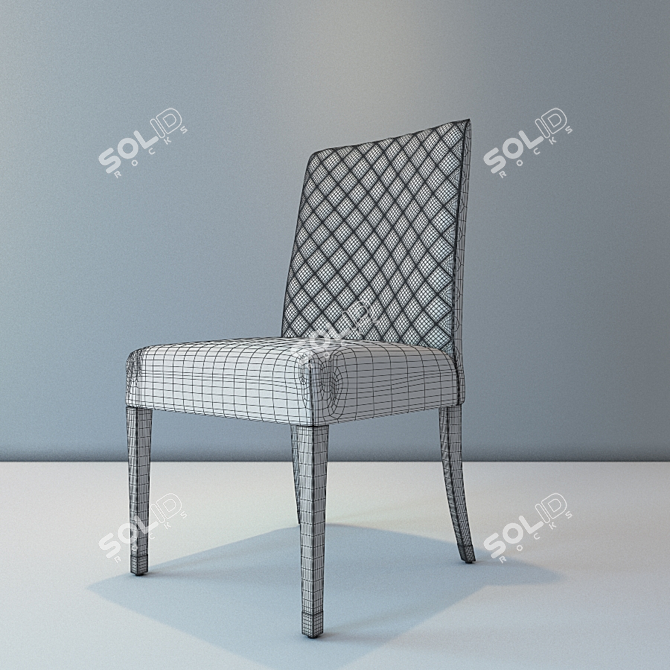 Red Carpet Lounge Chair 3D model image 2