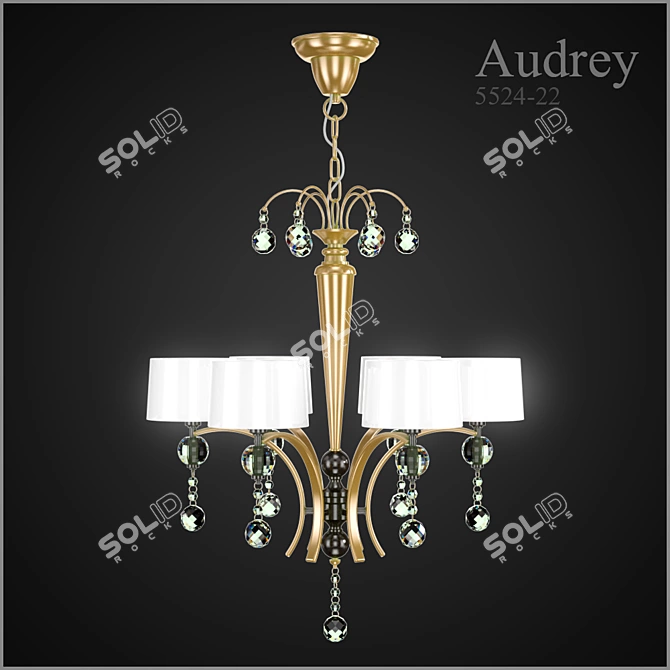 Elegant Audrey Accent Table 3D model image 3