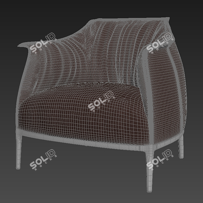 Luxury ARCHIBALD Poltrona Frau 3D Model 3D model image 2