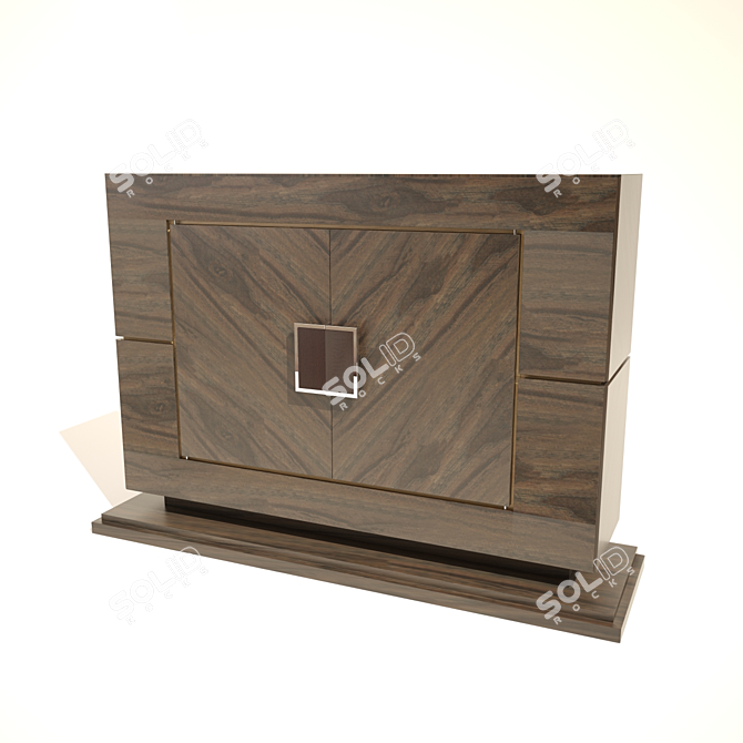 Smania Victory: Luxurious 2-Door Cabinet 3D model image 2