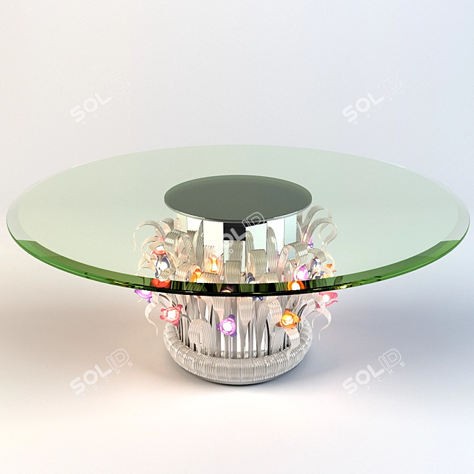 Blooming Table 3D model image 2