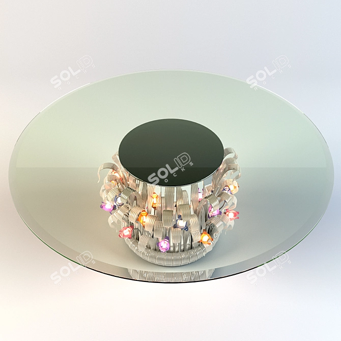 Blooming Table 3D model image 3